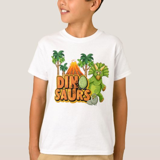 Triceratops Dinosaur T-shirt (Voorkant)