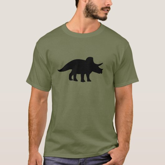 Triceratops Dinosaur. T-shirt (Voorkant)