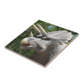 Triceratops dinosaur tegeltje (Zijkant)