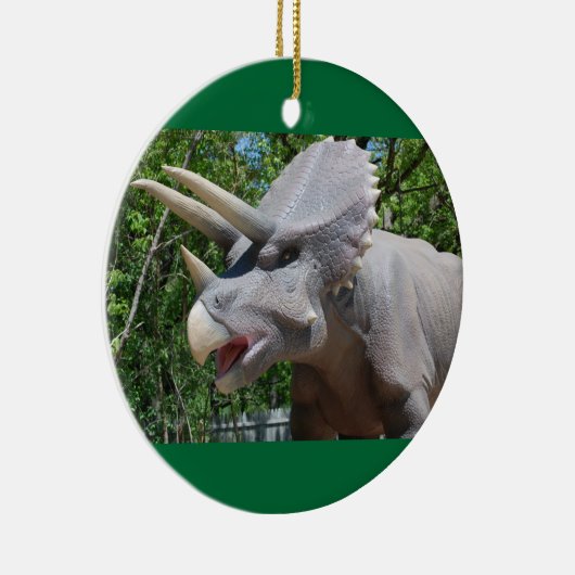 Triceratops Dinosaurs Keramisch Ornament (Rechts)