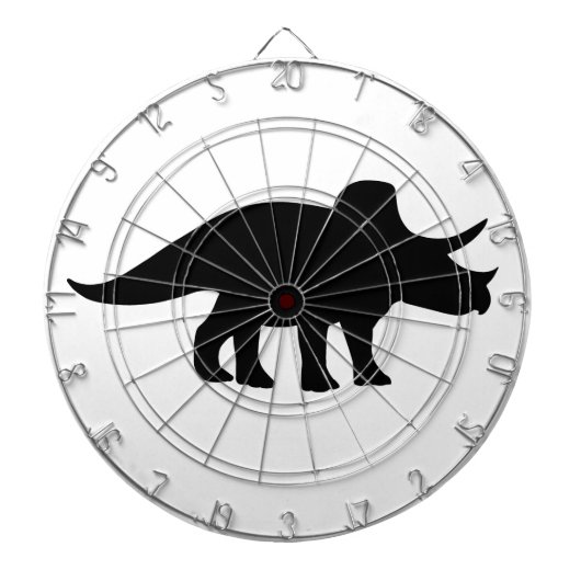 Triceratops dinosaurus. dartbord (Voorkant)