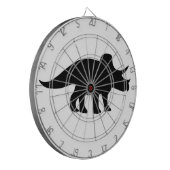 Triceratops dinosaurus. dartbord (Voorkant Links)