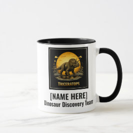 Triceratops Dinosaurus Prehistorische Maan Mok