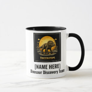 Triceratops Dinosaurus Prehistorische Maan Mok