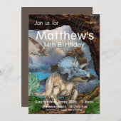 Triceratops, Dinosaurus verjaardag, Kaart (Voorkant / Achterkant)