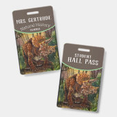 Triceratops Forest Badge (Voor- en achterkant)