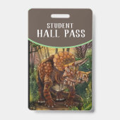Triceratops Forest Badge (Achterkant)