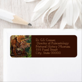 Triceratops Forest Etiket