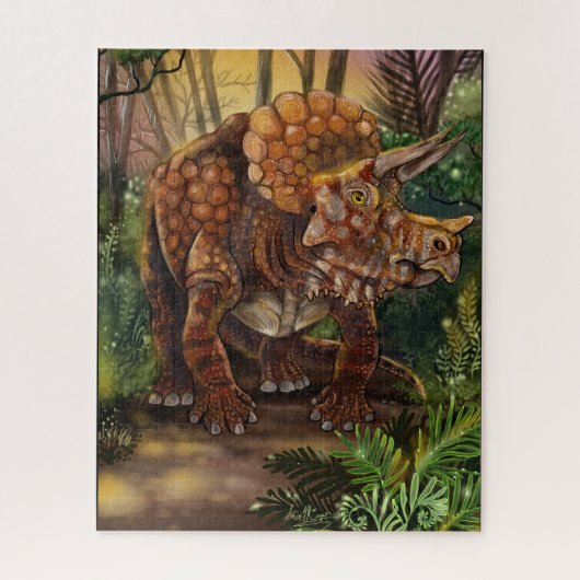 Triceratops Forest Legpuzzel (Verticaal)