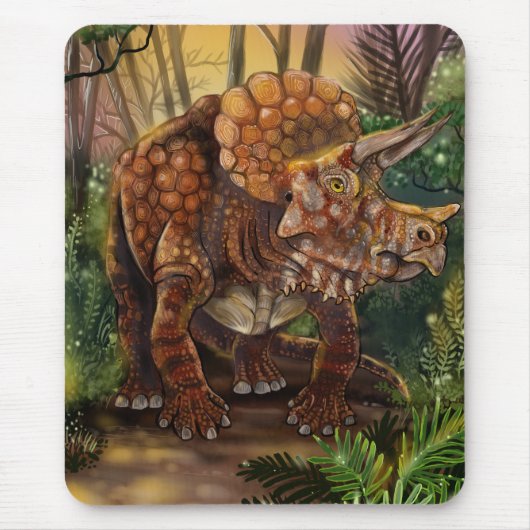 Triceratops Forest Muismat (Voorkant)