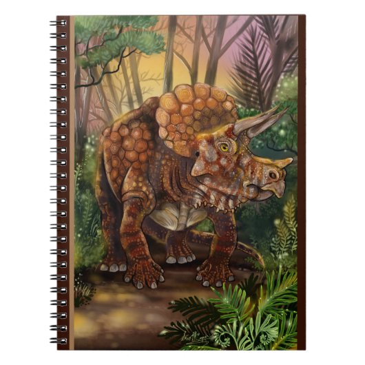 Triceratops Forest Notitieboek (Voorkant)