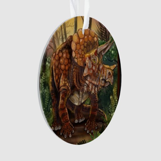 Triceratops Forest Ornament (voorkant)