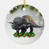 Triceratops Gift for Dinosaurs Lover Prehistorisch Keramisch Ornament (Voorkant)