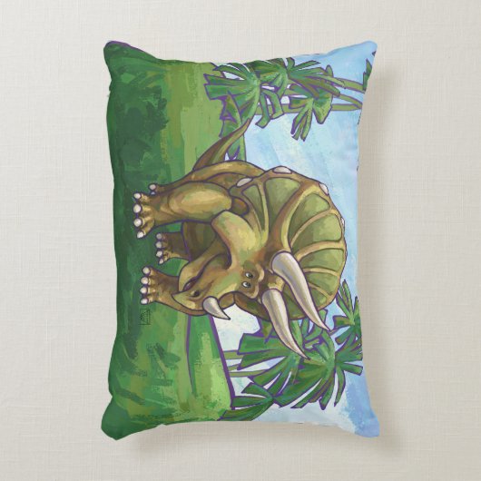 Triceratops Gifts & Accessoires Accent Kussen (Voorkant(Verticaal))