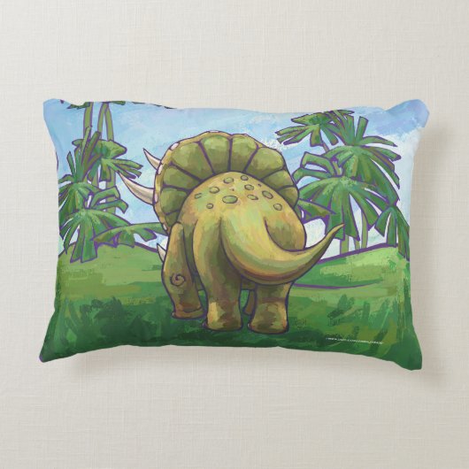 Triceratops Gifts & Accessoires Accent Kussen (Achterkant)
