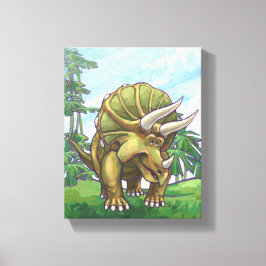 Triceratops Gifts & Accessoires Canvas Afdruk