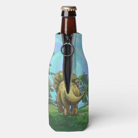 Triceratops Gifts & Accessoires Flesjeskoeler (Fles Achterkant)