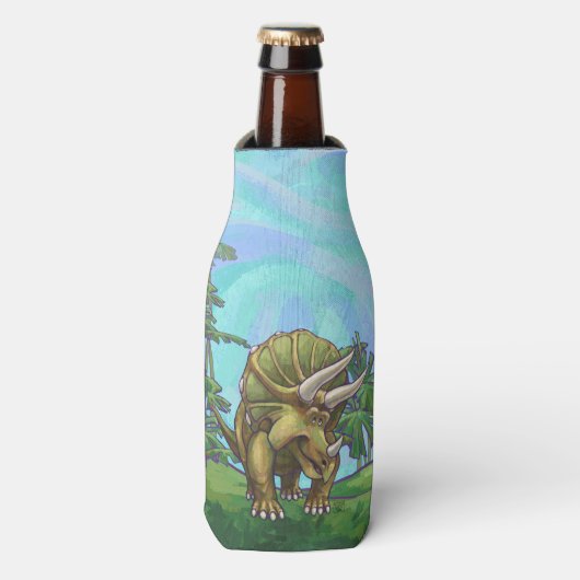 Triceratops Gifts & Accessoires Flesjeskoeler (Fles Voorkant)
