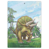 Triceratops Gifts & Accessoires Klembord (Achterkant)
