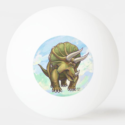 Triceratops Gifts & Accessoires Pingpongbal (Achterkant)