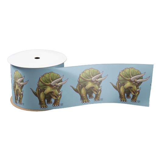 Triceratops Gifts & Accessoires Satijnen Lint (Spoel)