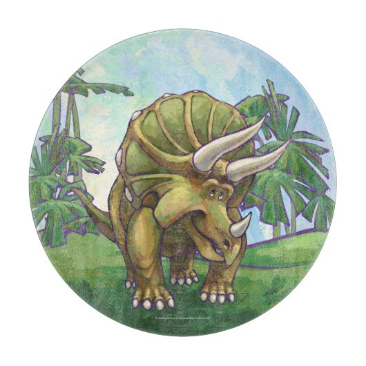 Triceratops Gifts & Accessoires Snijplank (Voorkant)