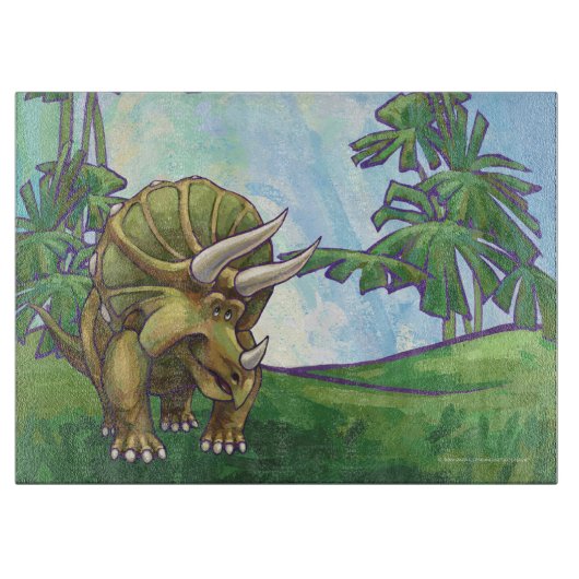 Triceratops Gifts & Accessoires Snijplank (Voorkant)