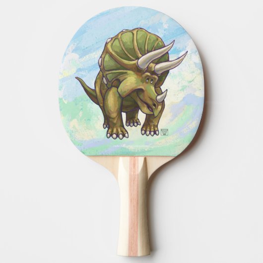 Triceratops Gifts & Accessoires Tafeltennisbatje (Voorkant)