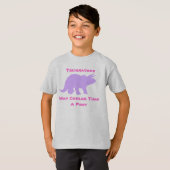 Triceratops Girls Shirt (Voorkant volledig)