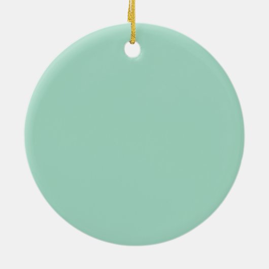 Triceratops Giving Flowers Keramisch Ornament (Achterkant)