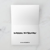 Triceratops Happy Birthday Kaart (Binnen)