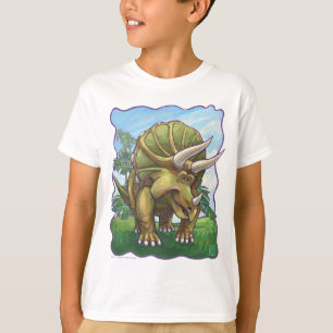 Triceratops head and Tails Kinder T-Shirts
