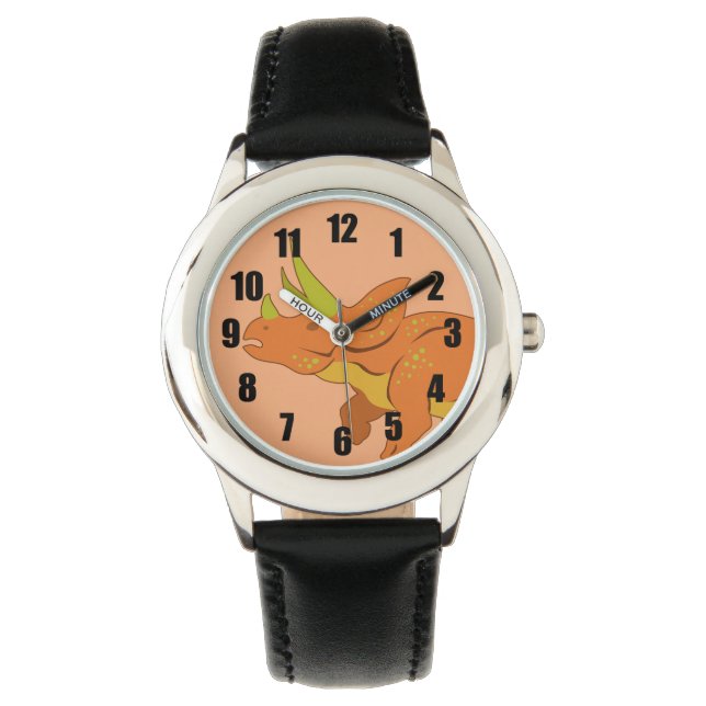 Triceratops Horloge (Voorkant)