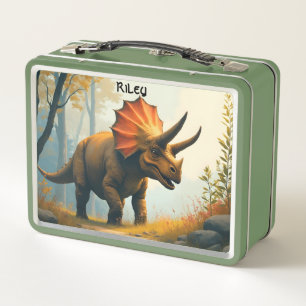 Triceratops in een bos Kind