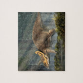 Triceratops in een Primeval Forest Legpuzzel (Verticaal)