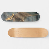 Triceratops in een Primeval Forest Persoonlijk Skateboard (Horizontaal)