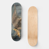 Triceratops in een Primeval Forest Persoonlijk Skateboard (Voorkant)