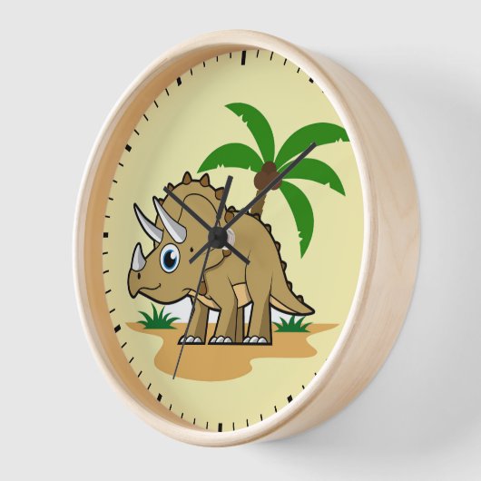 Triceratops in een tropisch klimaat. (Hoek)