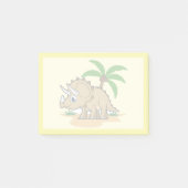 Triceratops in een tropisch klimaat. post-it® notes (Voorkant)