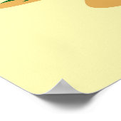 Triceratops in een tropisch klimaat. poster (Hoek)