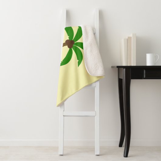 Triceratops in een tropisch klimaat. sherpa deken (In situ)