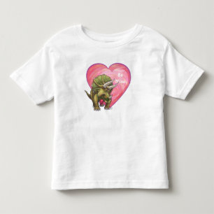 Triceratops in Love Valentijnsdag Kinder Shirts