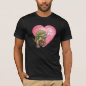 Triceratops in Love Valentijnsdag T-shirt (Voorkant)