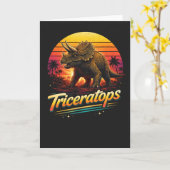 Triceratops Kaart (Gele Bloem)
