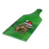 Triceratops kerstgroen snijplank (Hoek)