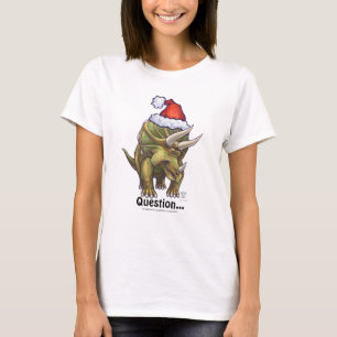 Triceratops Kerstmis T-shirt