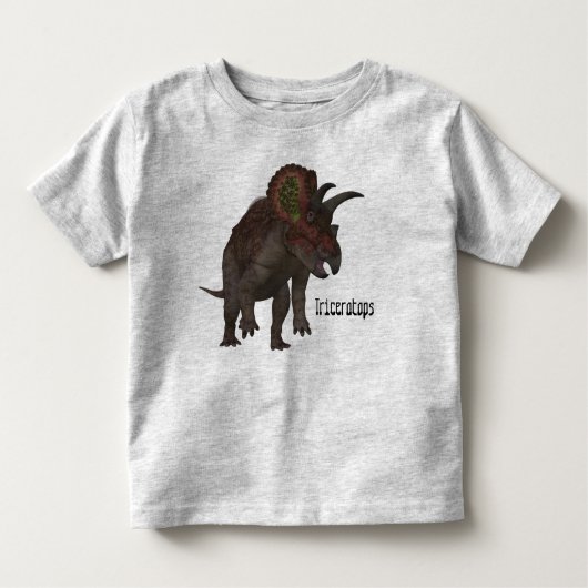 Triceratops Kinder Shirt (Voorkant)