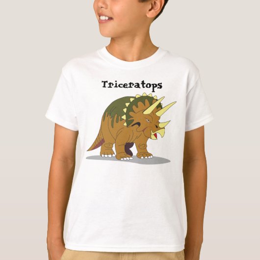 Triceratops kinder shirt. t-shirt (Voorkant)