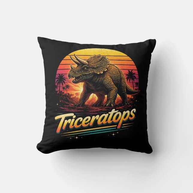 Triceratops Kussen (Voorkant)
