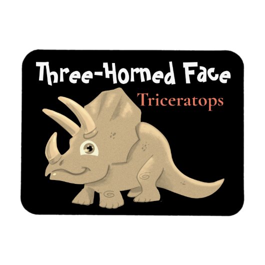 Triceratops Magneet (Horizontaal)
